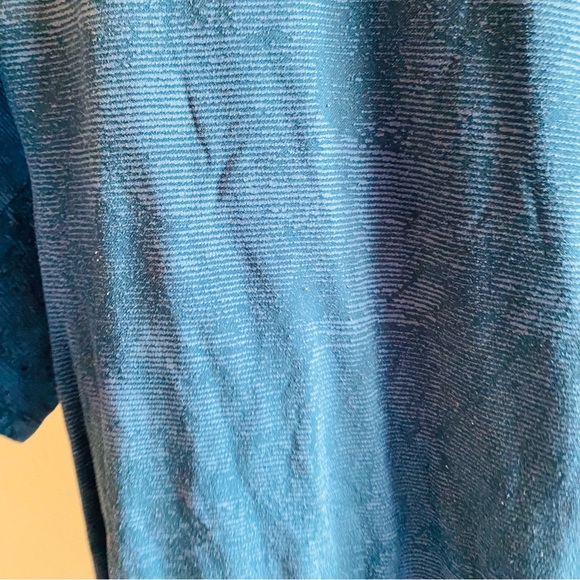 Lululemon Drysense Training Shirt Marble Map Jacquard Blue Borealis Soft Denim - Picture 6 of 7